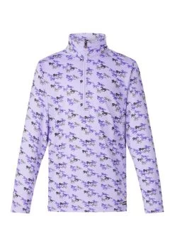 Kids Keystone Ice Fil Long Sleeve Shirt - Violet Run Free Multi