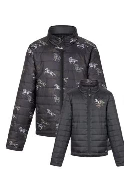 Kids Pony Tracks Reversible Quilted Jacket
