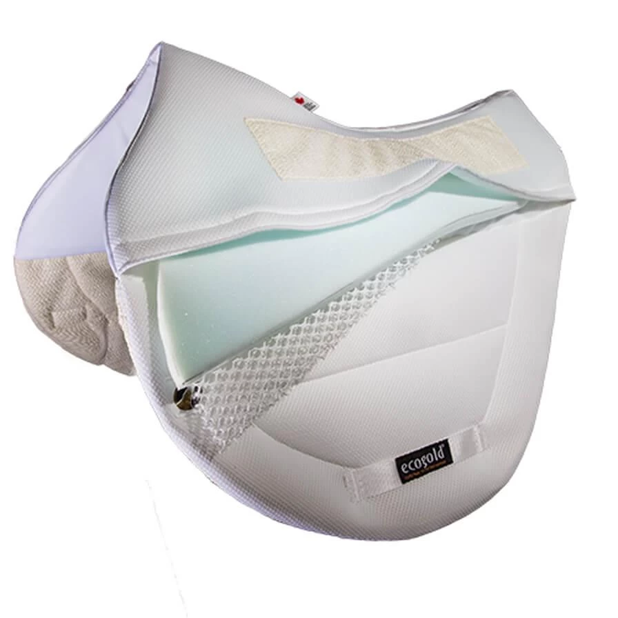 CoolFit™ XC Saddle Pad - White 2 CoolFit™ XC Saddle Pad - White - Image 2