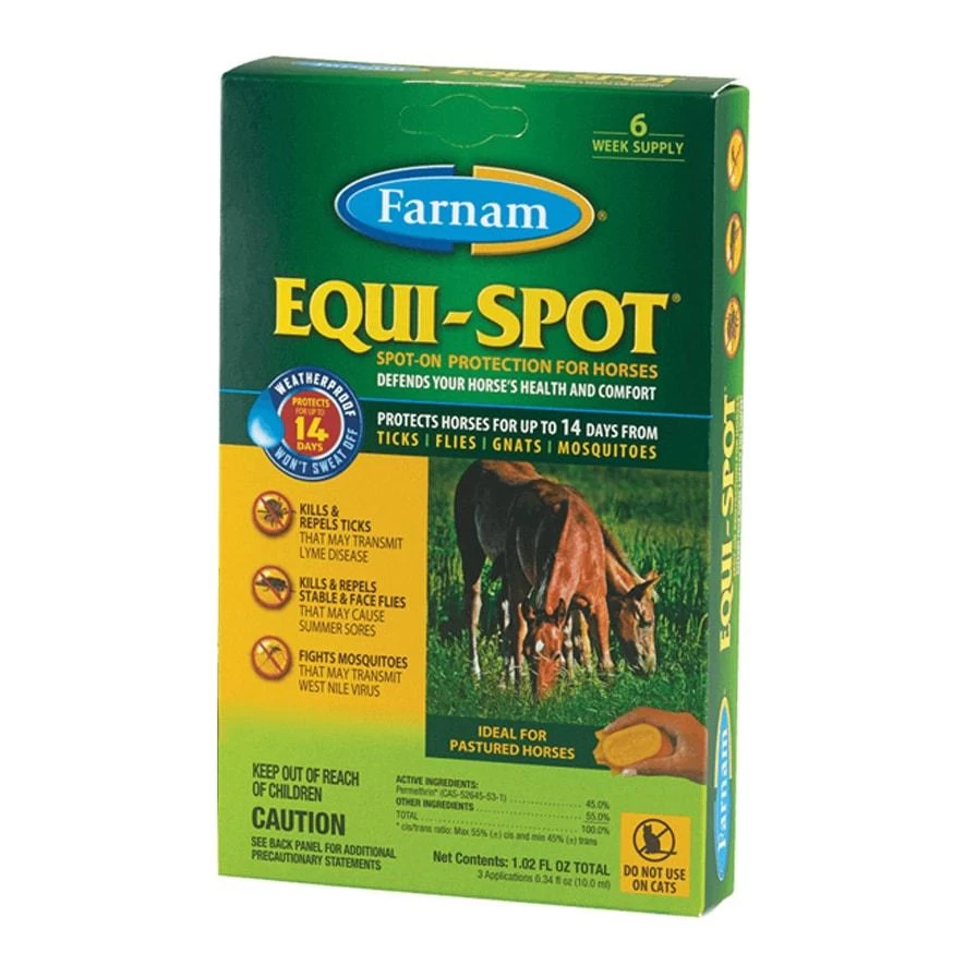 Equi-Spot Spot-on Protection For Horses- 6WEEK 1 Equi-Spot Spot-on Protection For Horses- 6WEEK