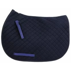 Basic All Purpose Saddle Pad - A/P -Equestrian Supplies Shop 2898 NAVY l
