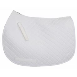 Basic All Purpose Saddle Pad - A/P -Equestrian Supplies Shop 2898 WHITE l