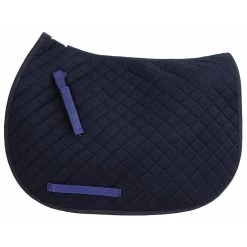 Basic Pony Saddle Pad - PONY -Equestrian Supplies Shop 2899 NAVY l