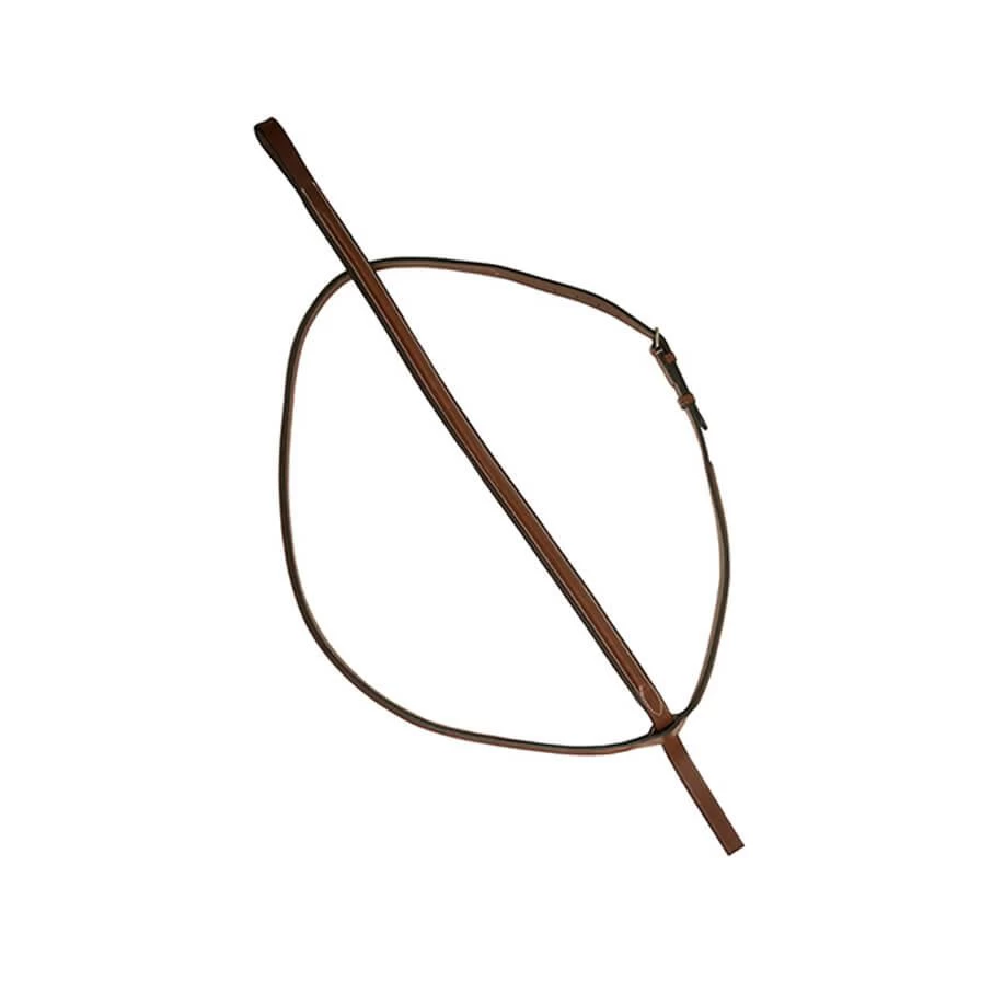 Flex Rider Raised Fancy Stitched Standing Martingale - Chocolate 1 Flex Rider Raised Fancy Stitched Standing Martingale - Chocolate