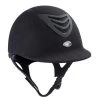 IRH 4G Suede Riding Helmet - Black