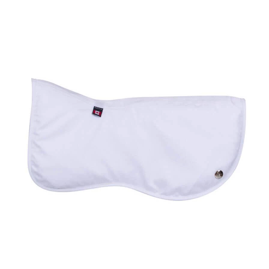 Ogilvy Equestrian Dressage Memory Foam Half Pad - White 1 Ogilvy Equestrian Dressage Memory Foam Half Pad - White