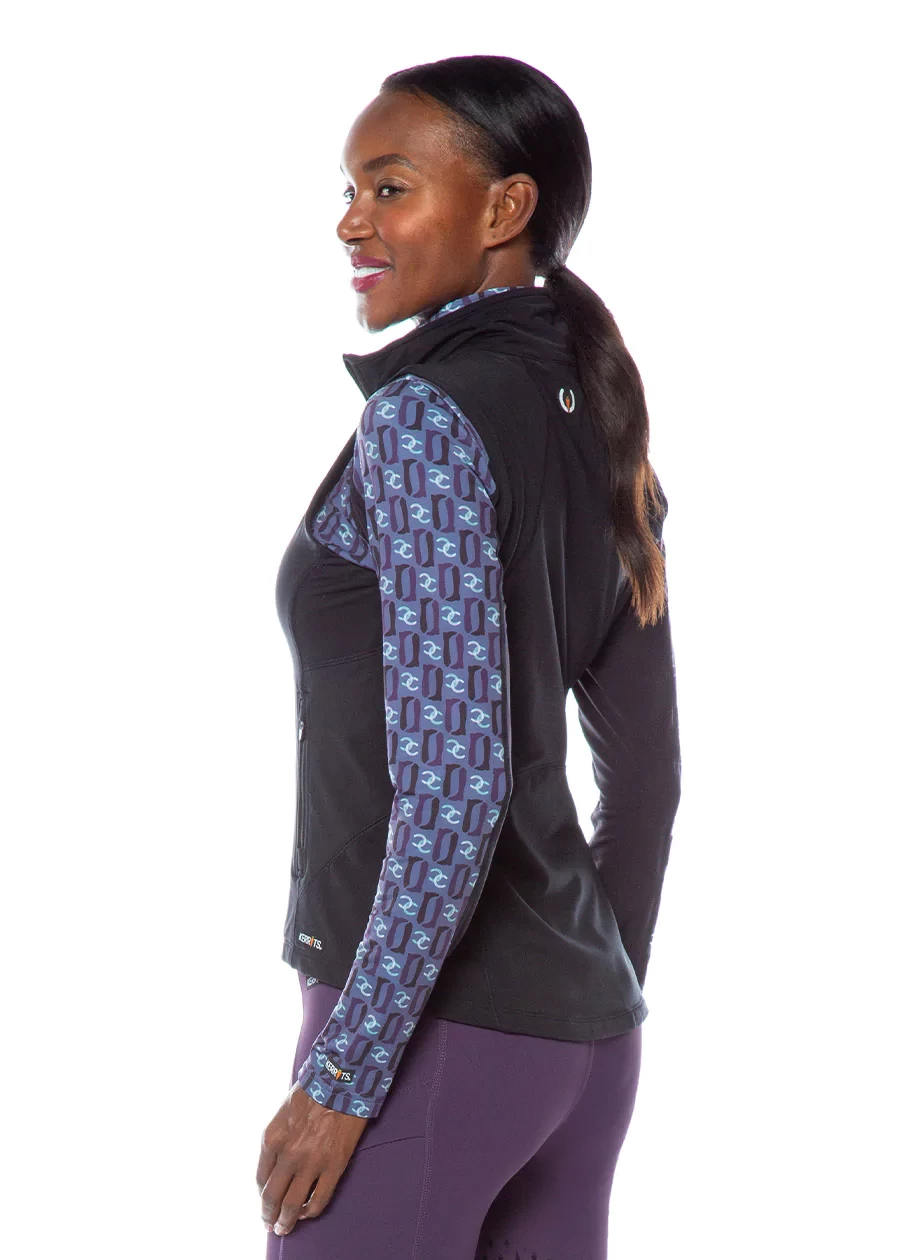 Transition Stretch Fleece Vest - INK 2 Transition Stretch Fleece Vest - INK - Image 2