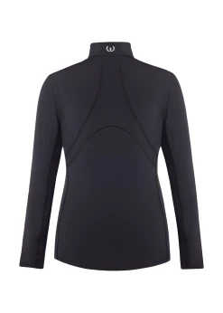 Rail Side Quarter Zip Tech Top - Black -Equestrian Supplies Shop 40700 C