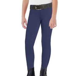 Ovation AeroWick™ Silicone Knee Patch Tight -Equestrian Supplies Shop 4303 NAVY l