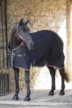 Rambo® Helix Stable Sheet - Black With Tan And Orange