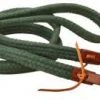 Braided Cotton Ollie Rein With Scissor Snaps - 8FT