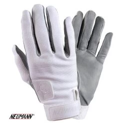 Neumann® Tackified™ Genuine Leather Summer Gloves - White