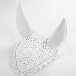 Silence Fly Veil - FULL 5 Silence Fly Veil - FULL -Equestrian Supplies Shop 5117 WHITE l