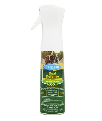 Dual Defense™ Insect Repellent For Horse + Rider - 10OZ 1 Dual Defense™ Insect Repellent For Horse + Rider - 10OZ
