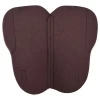 Round Skirt Wool Pad - Chocolate