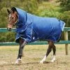 Weatherbeeta Comfitec Ultra Tough Detach-A-Neck Medium Weight Turnout Blanket - Blue/Charcoal/White