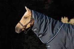 Amigo Bravo 12 Original Hood (150g Lite) -Equestrian Supplies Shop 6106 NAVYSTRONG BLUE l