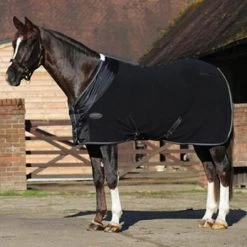 Weatherbeeta Anti-Static Fleece Cooler - Black/Silver