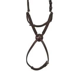 Nunn Finer® Figure 8 Noseband With Rings - Havana