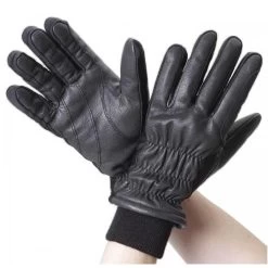 Ovation Deluxe Leather Winter Show Glove - Black