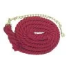 Equi-Sky 5/8' Cotton Lead With Chain - White