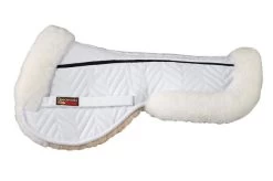 Fleeceworks FXK Half Pad With Rolled Edge - White
