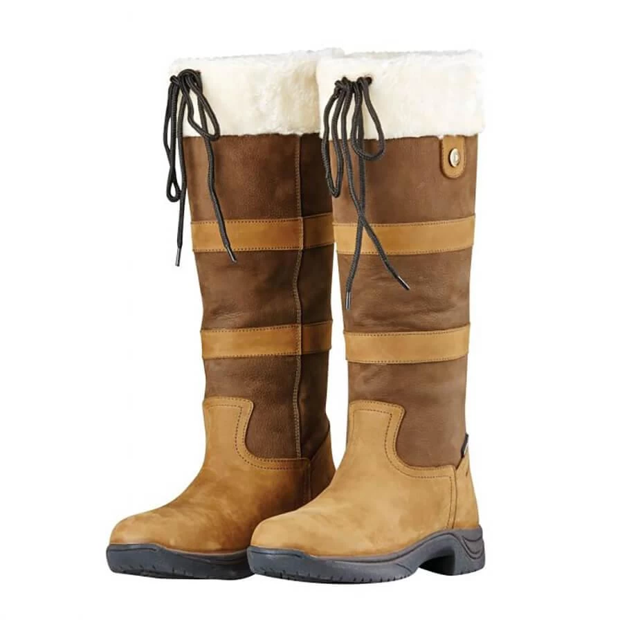 Dublin Eskimo II Boots - Wide Calf - Dark Brown 1 Dublin Eskimo II Boots - Wide Calf - Dark Brown