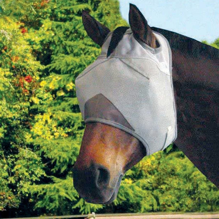 Crusader™ Fly Mask Standard - Grey 1 Crusader™ Fly Mask Standard - Grey