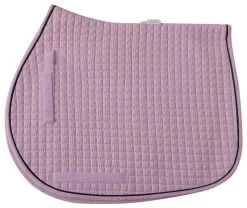 Cotton Quilted All Purpose Square Pad - A/PPONY -Equestrian Supplies Shop 7331 BLUSHBLK l