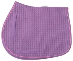 Cotton Quilted All Purpose Square Pad - A/PPONY -Equestrian Supplies Shop 7331 LAVENDARPINK l