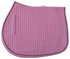 Cotton Quilted All Purpose Square Pad - A/PPONY -Equestrian Supplies Shop 7331 PINKBLACK l