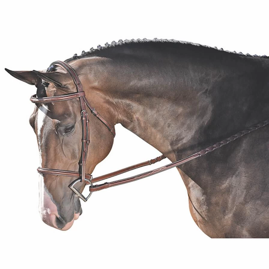 MTL Novice Hunter Bridle - Chocolate 1 MTL Novice Hunter Bridle - Chocolate