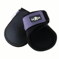Saxon Contoured Fetlock Boots -Equestrian Supplies Shop 7502 BLACKPURPLE l