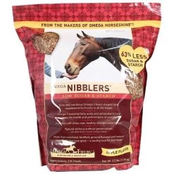 Omega Nibblers Apple Flavored Horse Treat Supplement - 3.5 Lbs - Apple