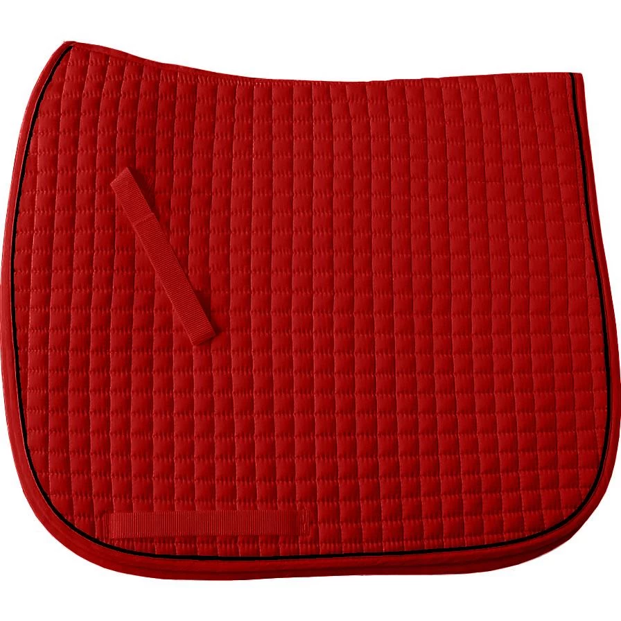 Cotton Quilted Dressage Square Pad With Piping - DR 3 Cotton Quilted Dressage Square Pad With Piping - DR - Image 3