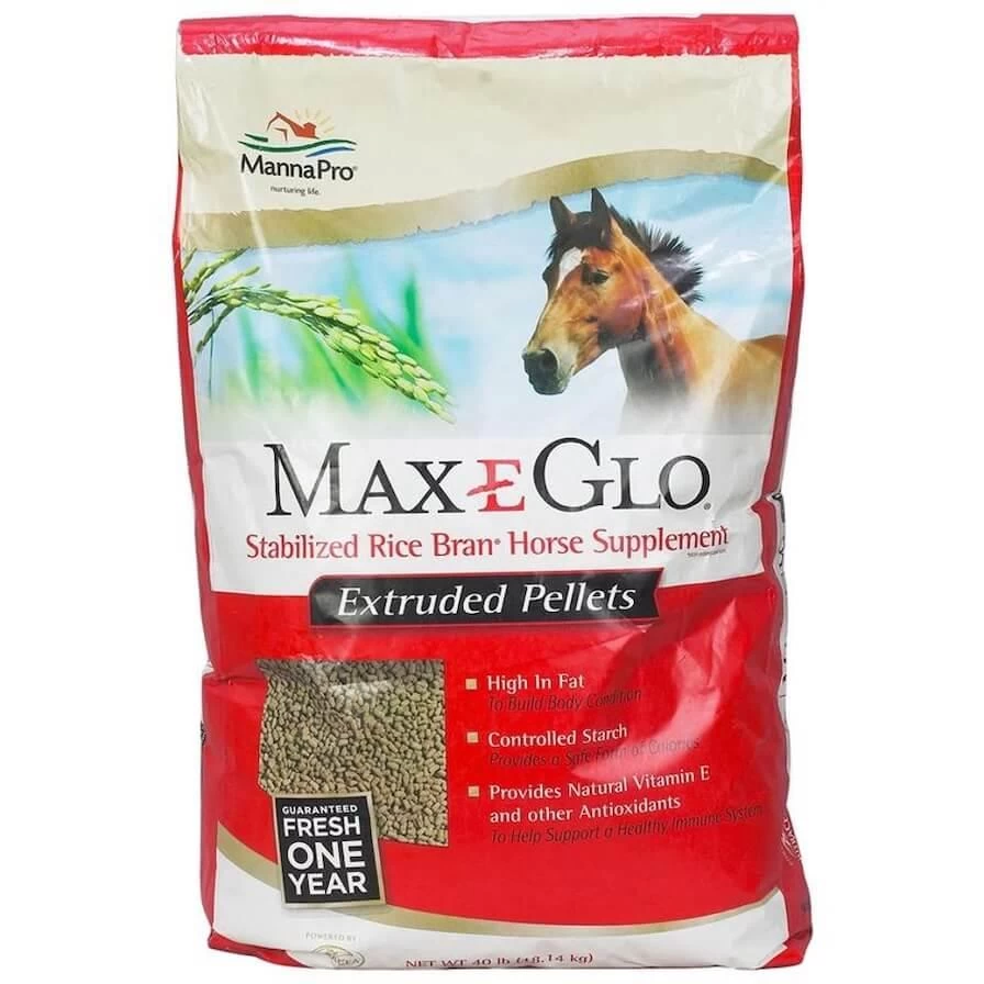 Max-E-Glo® Stabilized Rice Bran Pellet - 40 Lbs - 40LB 1 Max-E-Glo® Stabilized Rice Bran Pellet - 40 Lbs - 40LB
