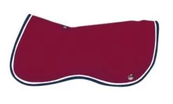 Jump Memory Foam Half Pad - One Size -Equestrian Supplies Shop 7658 BURGWHTNAVY l