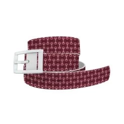 C4 Graphic Belt With Standard Buckle - One Size -Equestrian Supplies Shop 7676 BITS MAROON l