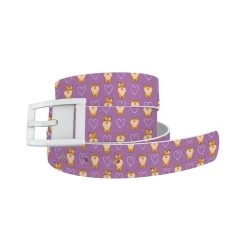 C4 Graphic Belt With Standard Buckle - One Size -Equestrian Supplies Shop 7676 CORGI BUTTS l