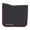 Ogilvy Dressage Baby Pad With Piping - Black/Burgundy/Black