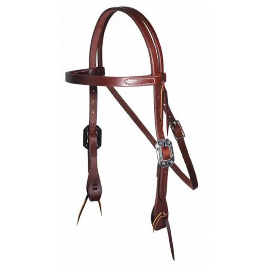 Ranchhand 3/4" Browband Headstall - One Size 1 Ranchhand 3/4" Browband Headstall - One Size