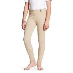 Kid's Heritage Knit Knee Patch Breech - Tan