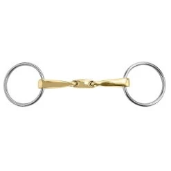 Curved Mouth 14 Mm Loose Ring Snaffle With Lozenge