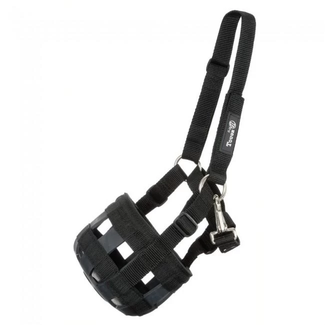 Poly/Nylon Grazing Muzzle With Halter - Large Horse - Assorted 1 Poly/Nylon Grazing Muzzle With Halter - Large Horse - Assorted