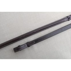 Fancy Stitched Laced Reins - Australian Nut