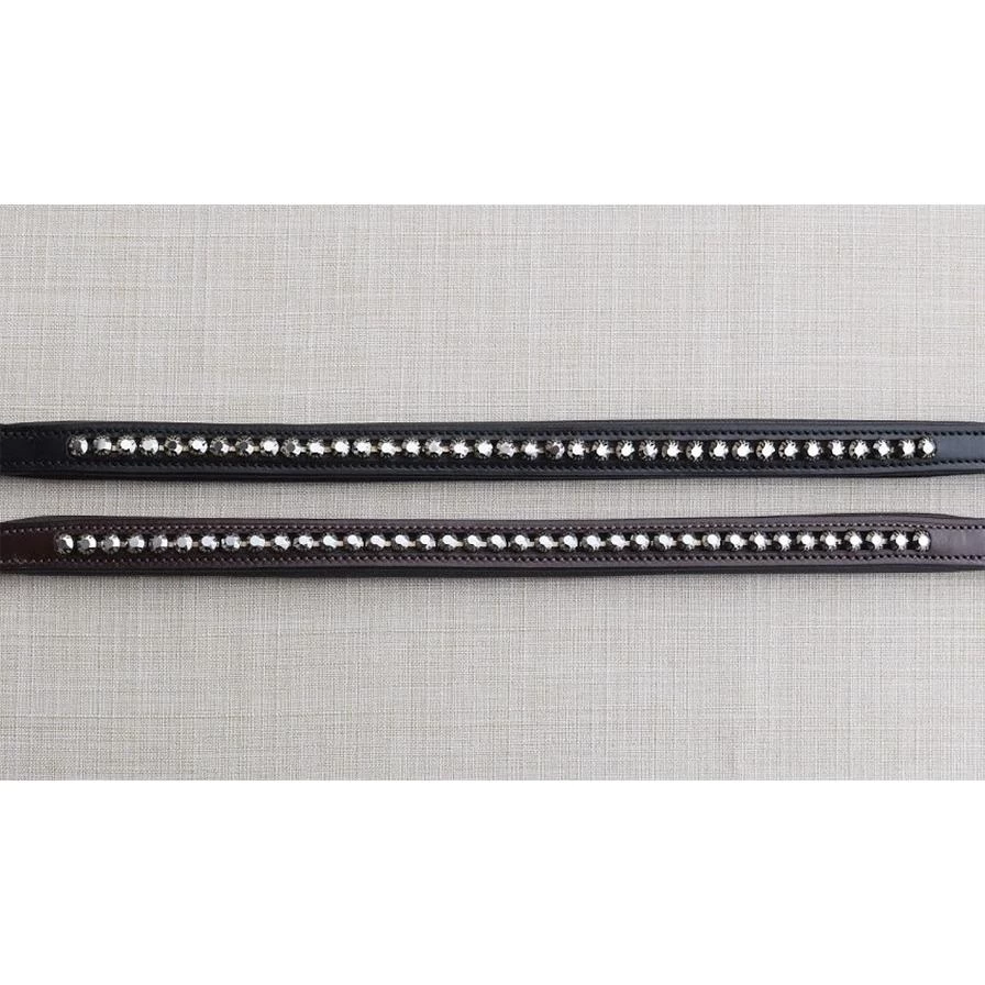 Graphite Crystal Browband - Black 1 Graphite Crystal Browband - Black