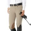 Ovation Celebrity EuroWeave™ DX Euro Seat Front Zip Knee Patch Breeches