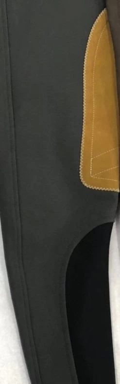 Ladies Trophy Hunter Low Rise Front Zip With Boot Sock -Equestrian Supplies Shop 8827 BLACK OLIVE l