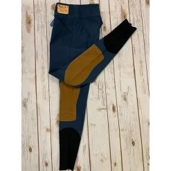Ladies Trophy Hunter Low Rise Front Zip With Boot Sock -Equestrian Supplies Shop 8827 BLUESY l