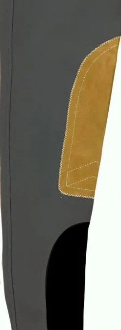 Ladies Trophy Hunter Low Rise Front Zip With Boot Sock -Equestrian Supplies Shop 8827 GRAPHITE l